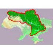 Карта бассейна Днепра (Совместима с GPS Garmin)
